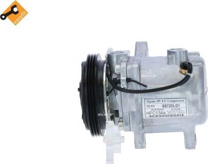 Компрессор кондиционера NRF EASY FIT для Smart Fortwo I (W450) 1998-2007. Артикул 32957