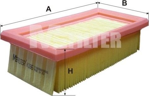 Воздушный фильтр MFilter. Артикул K 186