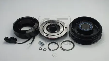 Муфта компрессора кондиционера в сборе (Quattro Freni). Артикул qf80q00047