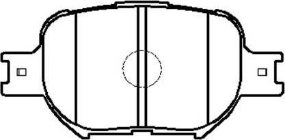 Тормозные колодки HSB. Артикул HP5201