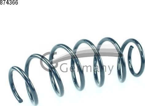 Пружина подвески CS-Germany передняя для Peugeot 207 I 2006-2015. Артикул 14.874.366