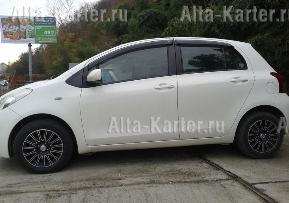 Дефлекторы Cobra Tuning для окон Toyota Yaris P2 5-дв. 2005-2010. Артикул T22205