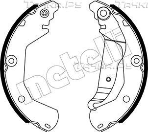 Тормозные колодки Metelli для Chevrolet Aveo II 2011-2015. Артикул 53-0554