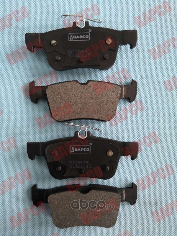 Колодки тормозные дисковые зад. FORD MONDEO V 15 (Bapco). Артикул BP0825