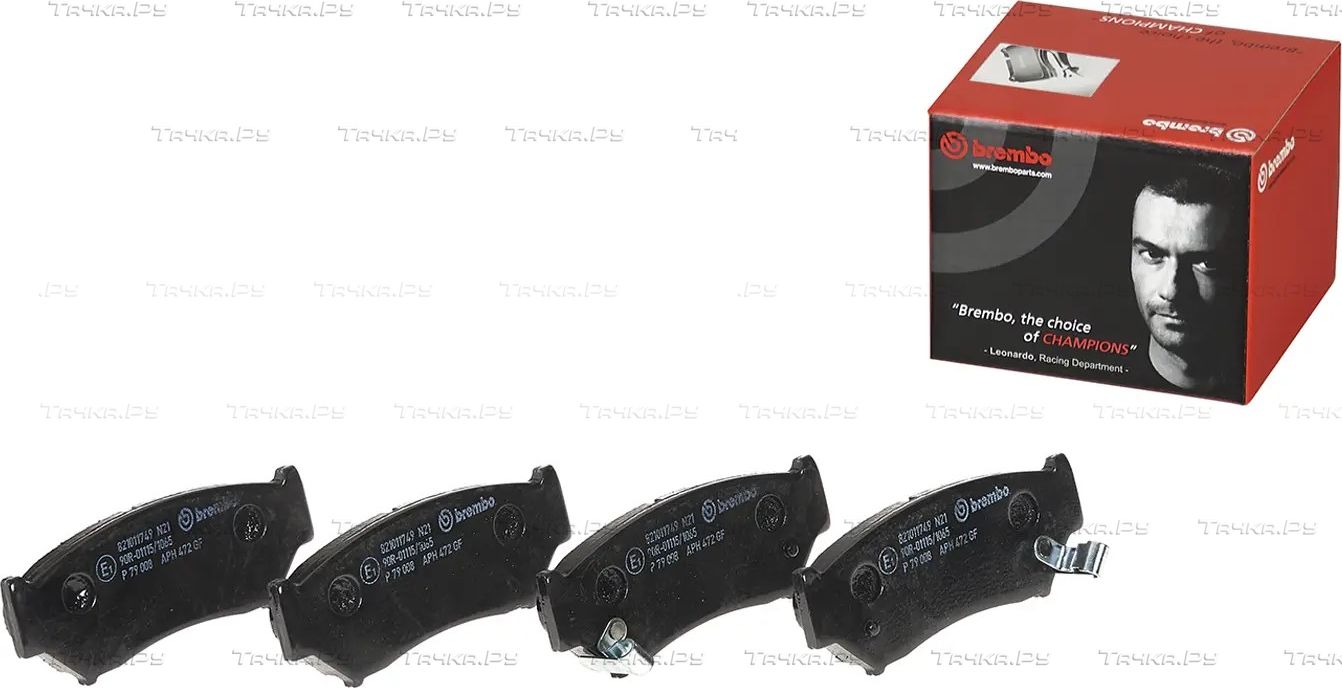 Тормозные колодки Brembo PRIME LINE передние для Suzuki Jimny III 2003-2019. Артикул P 79 008