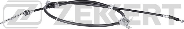 Трос ручника (тросик ручного тормоза) Zekkert задний левый для Mitsubishi L200 IV 2005-2015. Артикул BZ-1070