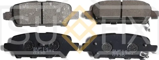 Колодки тормозные дисковые | зад прав/лев | (Sufix). Артикул SX-1381