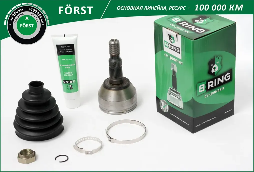 Шрус OPEL Astra H (04-)  Zafira (05-) (наруж.) [33/22] (BOC1710) B-RING FORST. Артикул boc1710