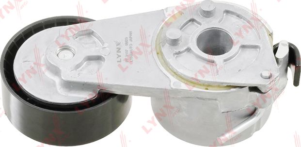 Натяжной ролик (натяжитель) приводного клинового зубчатого ремня LYNXauto. Артикул PT-3107