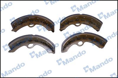 Тормозные колодки Mando задние для Hyundai County 2004-2026. Артикул MTLH07