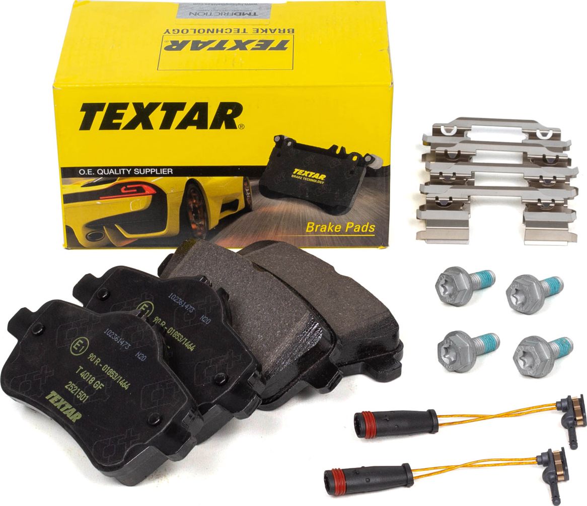 Тормозные колодки Textar Q+. Артикул 2521501