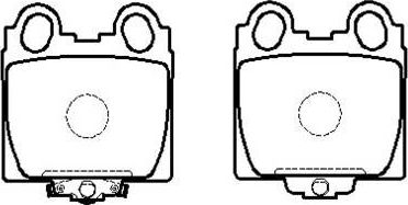 Тормозные колодки HSB. Артикул HP5083