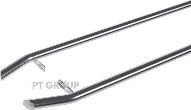 Защита порогов PT Group с окантовкой d=38 мм (НПС) для Haval H9 2024-2026. Артикул HVS-24-220341.00