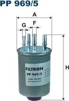 Топливный фильтр Filtron. Артикул PP 969/5