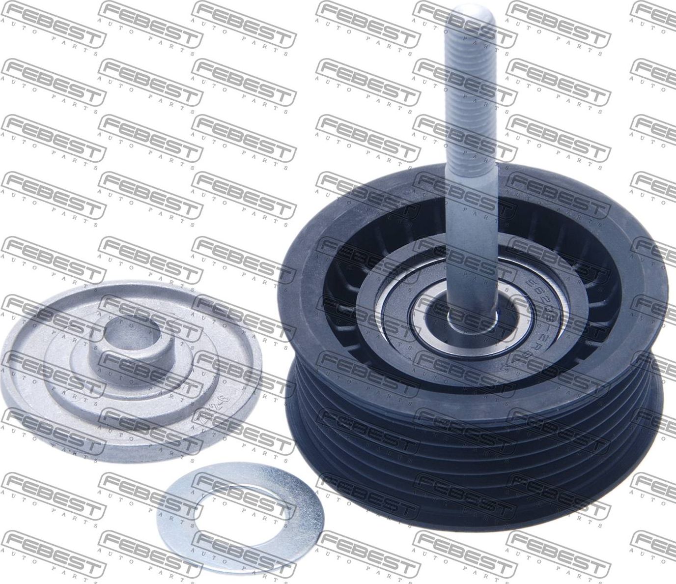 Направляющий (ведущий) ролик приводного поликлинового ремня Febest. Артикул 3488-PAN