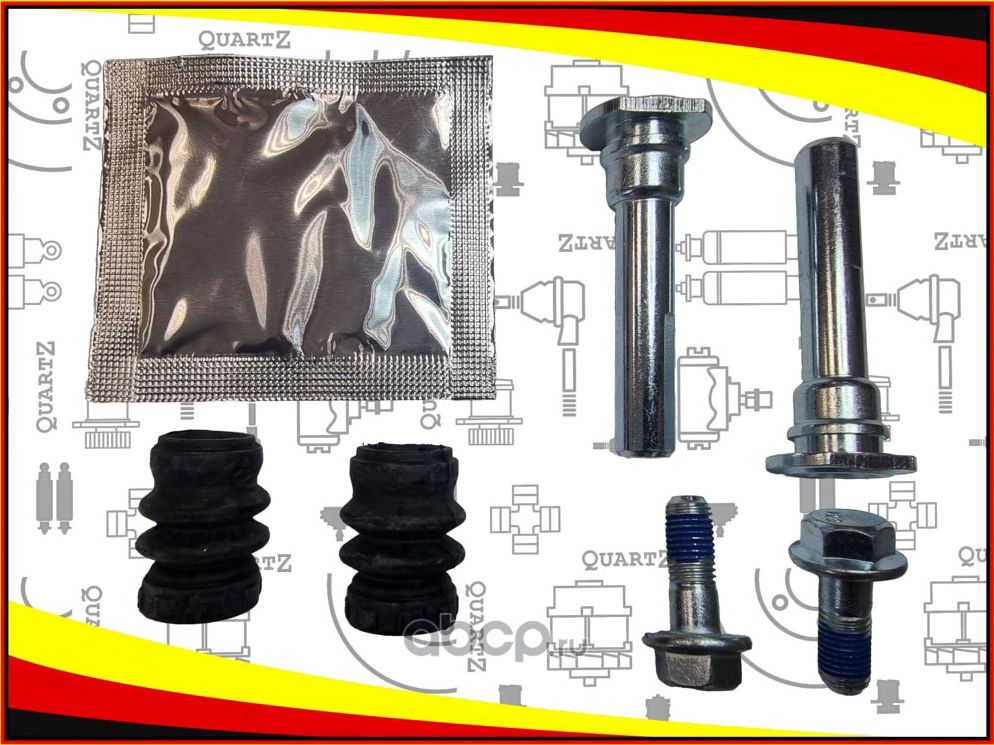 QZ810003 NISSAN Primera (P10) 1990.06> Ремкомплект направляющих суппорта (Quartz). Артикул QZ810003