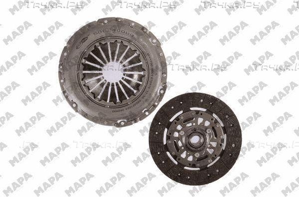 Сцепление (комплект) Mapa OCT для Audi A3 II (8P) 2003-2013. Артикул 004240209