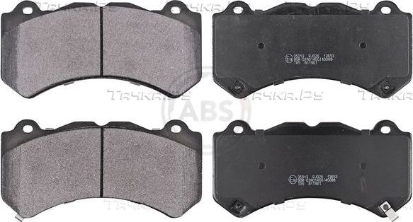 Тормозные колодки ABS передние для Jeep Grand Cherokee IV (WK2) 2010-2026. Артикул 35013