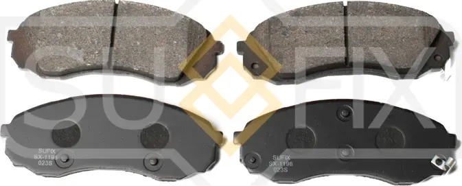 Колодки тормозные дисковые | перед прав/лев | (Sufix). Артикул SX-1196