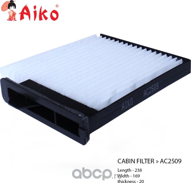 Фильтр салона NISSAN Tiida (2005-2011) (Aiko). Артикул AC2509