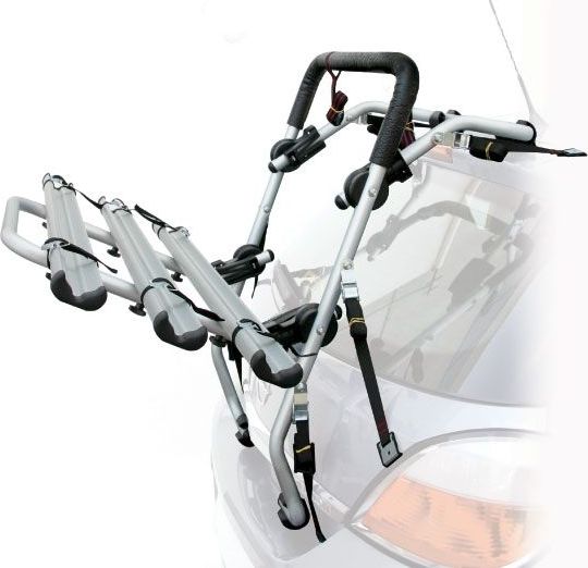 Автомобильный багажник Padova на заднюю дверь автомобиля для перевозки 3-х велосипедов. Артикул NPE30650