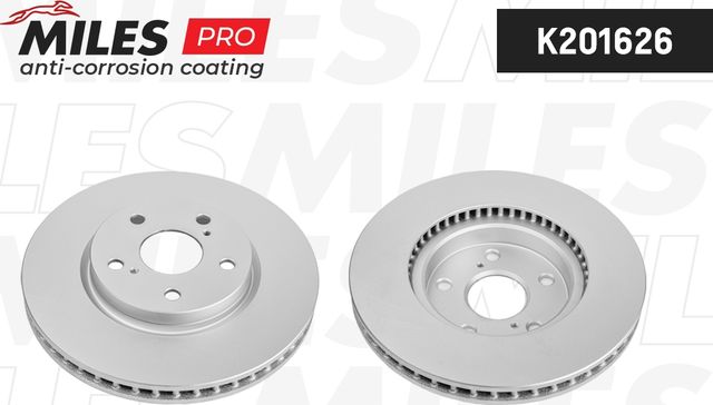 Тормозной диск Miles для Toyota Crown XI (S170) 2004-2008. Артикул K201626