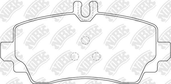 Тормозные колодки NiBK. Артикул PN0124