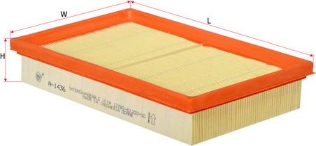 Воздушный фильтр Sakura. Артикул A-1436