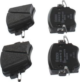 Тормозные колодки Bosch (Low-Metallic) задние для SEAT Alhambra II 2015-2026. Артикул 0 986 494 743