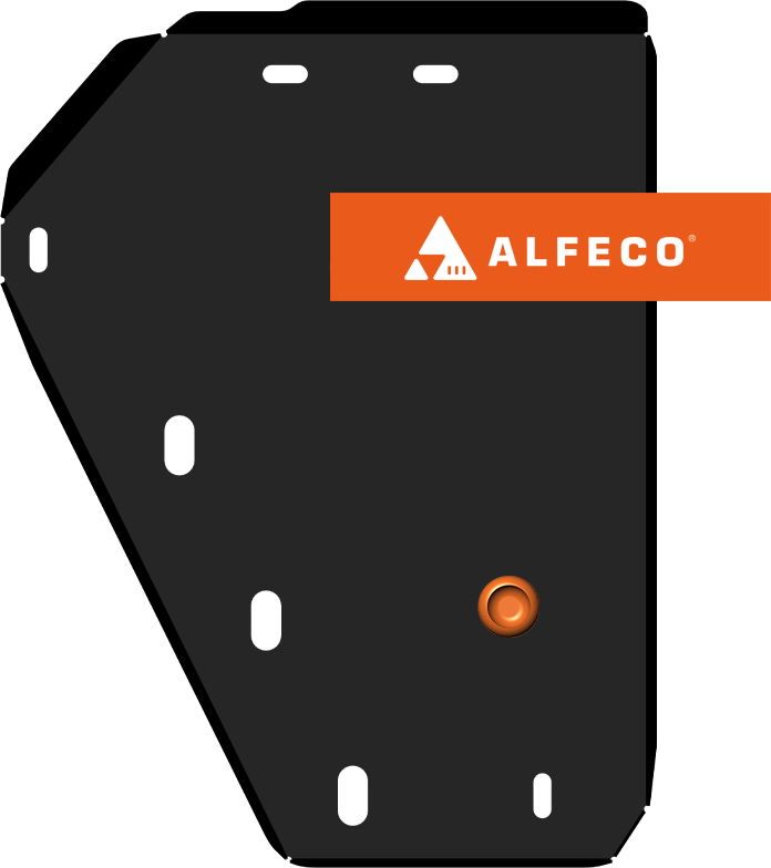 Защита Alfeco для бака (правый) Toyota Yaris 2019-2023. Артикул ALF.24.138