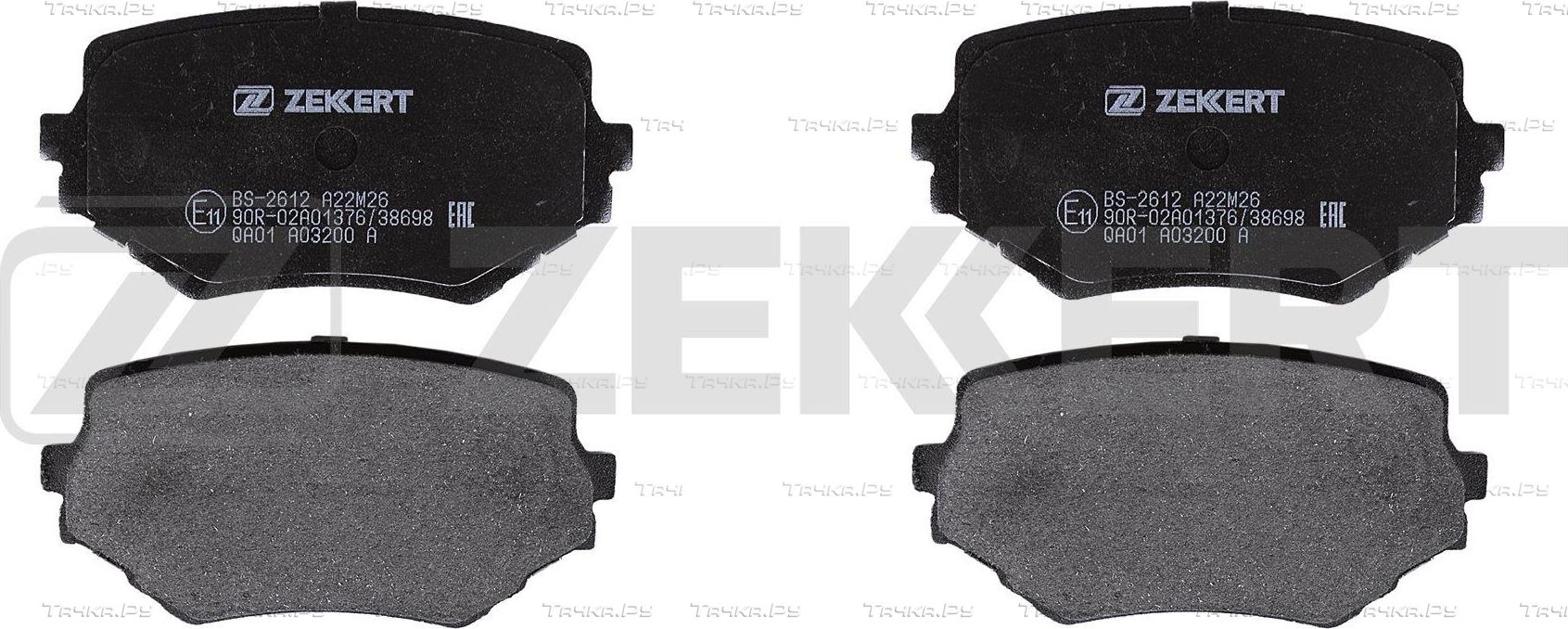 Тормозные колодки Zekkert передние для Suzuki Vitara I 1994-1999. Артикул BS-2612