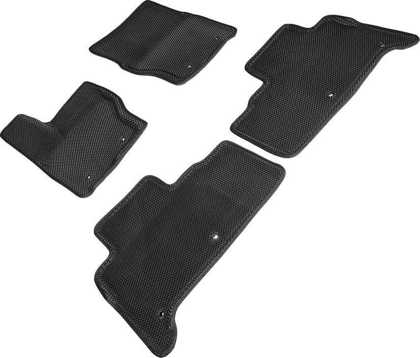 Коврики Seintex 3D EVA Соты для салона Land Rover Discovery V 2017-2026 ЧЕРНЫЕ. Артикул 95411