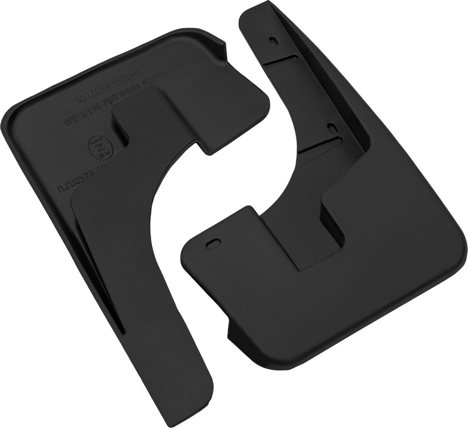 Брызговики Rezkon резиновые передняя пара для Renault Logan I 2004-2015. Артикул 6029015160