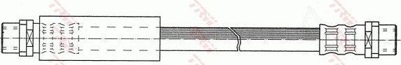 Тормозной шланг TRW. Артикул PHA289