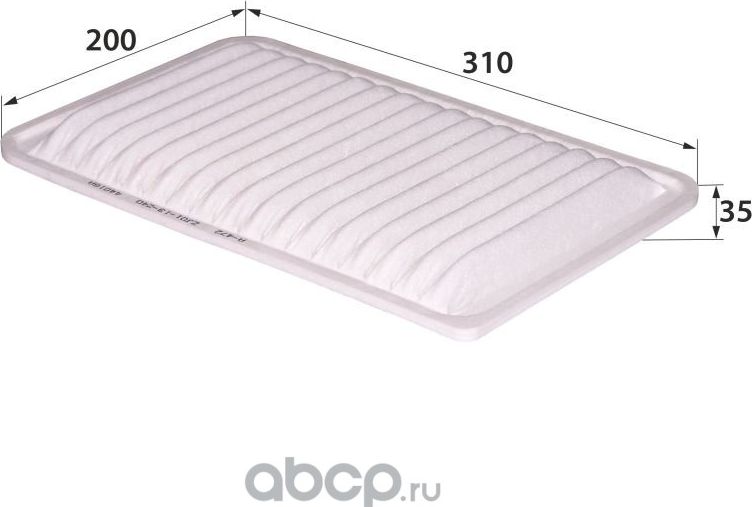 A472/A318E ZJ01-13-Z40 (фильтр воздушный) (RB-Exide). Артикул A472