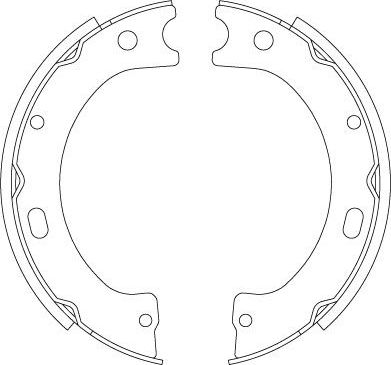 Тормозные колодки (стояночная тормозная система) TRW. Артикул GS8805