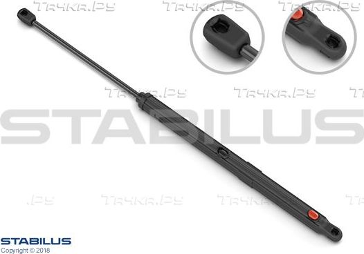 Амортизатор (упор) капота Stabilus Lift-O-Mat®. Артикул 3477XW
