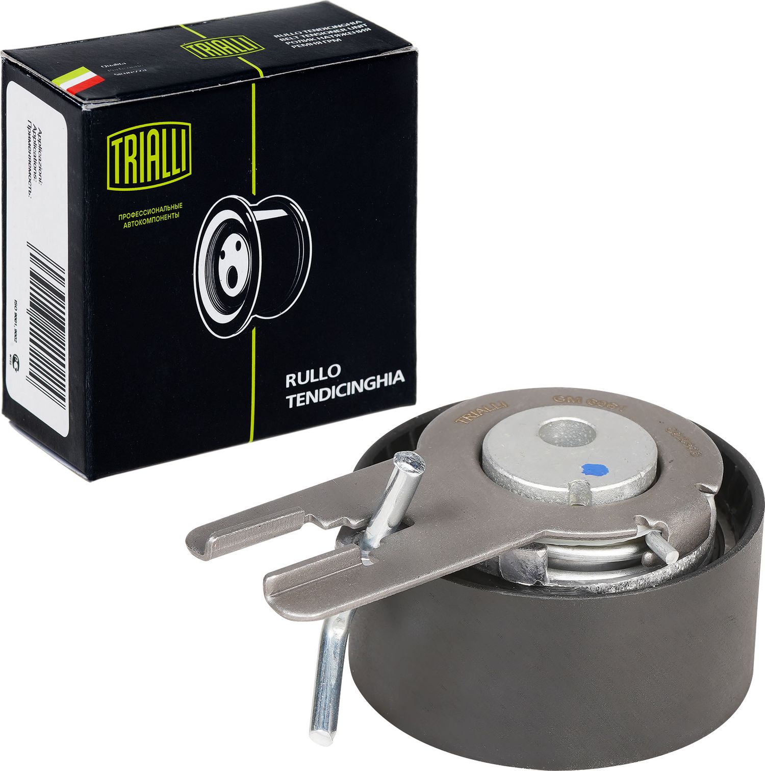 Натяжной ролик (натяжитель) ремня ГРМ Trialli. Артикул CM 6061