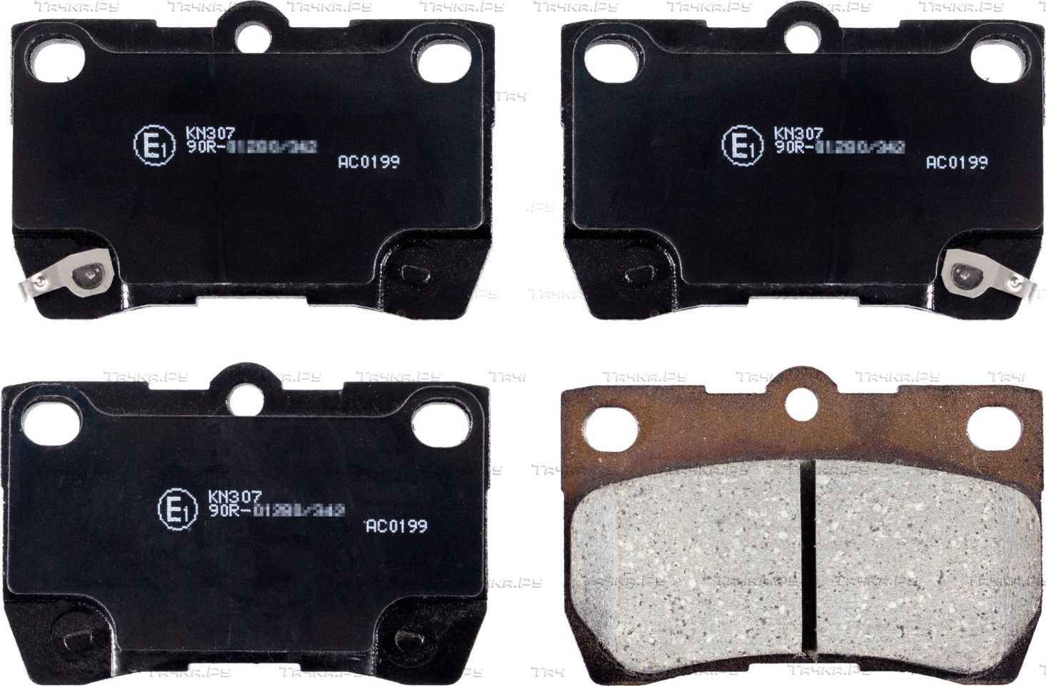 Тормозные колодки Blue Print задние для Toyota Mark X I 2006-2009. Артикул ADT342156