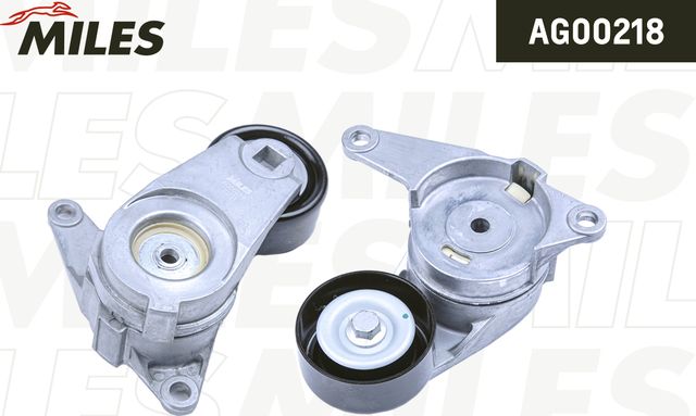 Натяжной ролик (натяжитель) приводного поликлинового ремня Miles для Alfa Romeo 159 2005-2011. Артикул AG00218