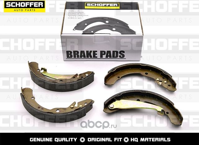 Колодки тормозные задние VW POLO 11- (Schoffer). Артикул SHF23012