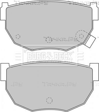 Тормозные колодки Borg & Beck. Артикул BBP1549
