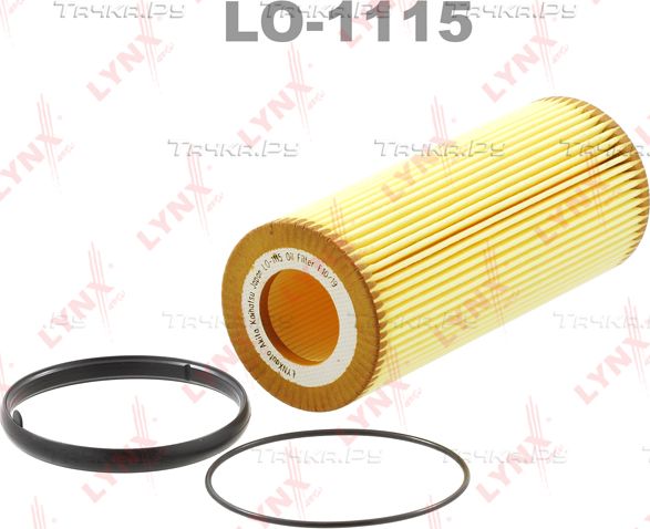 Масляный фильтр LYNXauto для BMW 1 I (E81/E82/E87/E88) 2004-2011. Артикул LO-1115