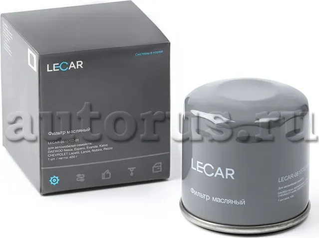 Фильтр масляный Daewoo Nexia / Espero / Evanda / Kalos / Chevrolet Lacetti / Lan (Lecar). Артикул LECAR061070201