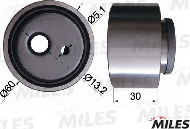Натяжной ролик (натяжитель) ремня ГРМ Miles. Артикул AG01004