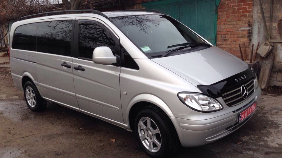 Дефлектор VT52 для капота Mercedes-Benz Viano W639 2003-2010. Артикул MRD06VT