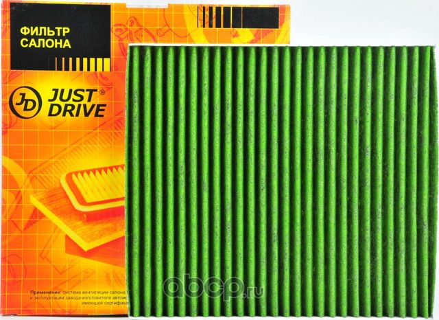 Фильтр салона угольный антибактериальный (Just Drive). Артикул JDACX063CA