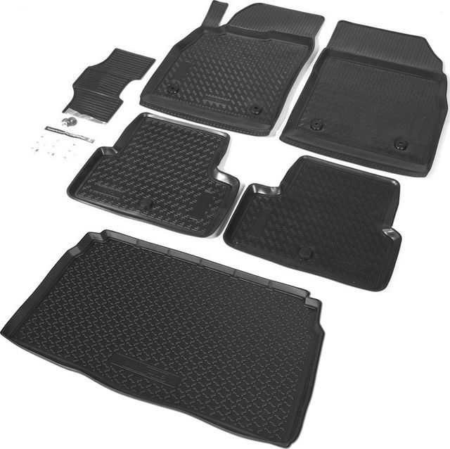 Комплект ковриков Rival для салона и багажника Opel Astra J хэтчбек 5-дв. 2009-2017. Артикул K14202007-6