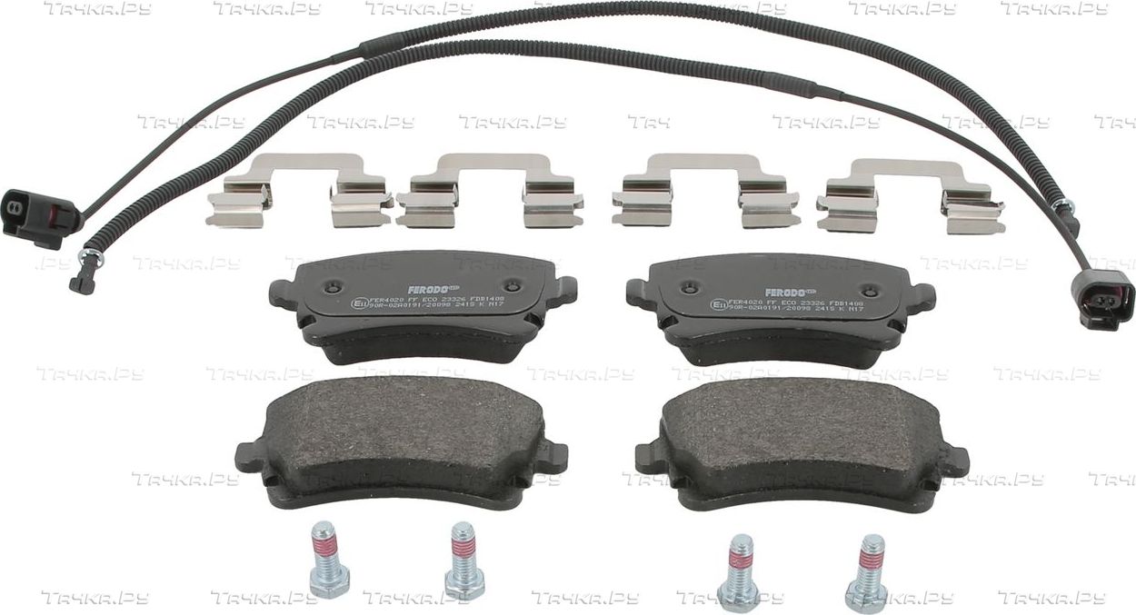 Тормозные колодки Ferodo Premier Eco Friction. Артикул FDB1408