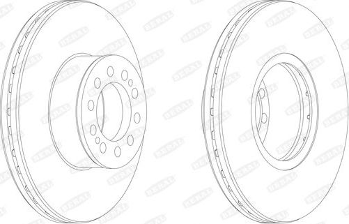 Тормозной диск BERAL передний для MAN L2000 1993-2006. Артикул BCR330A